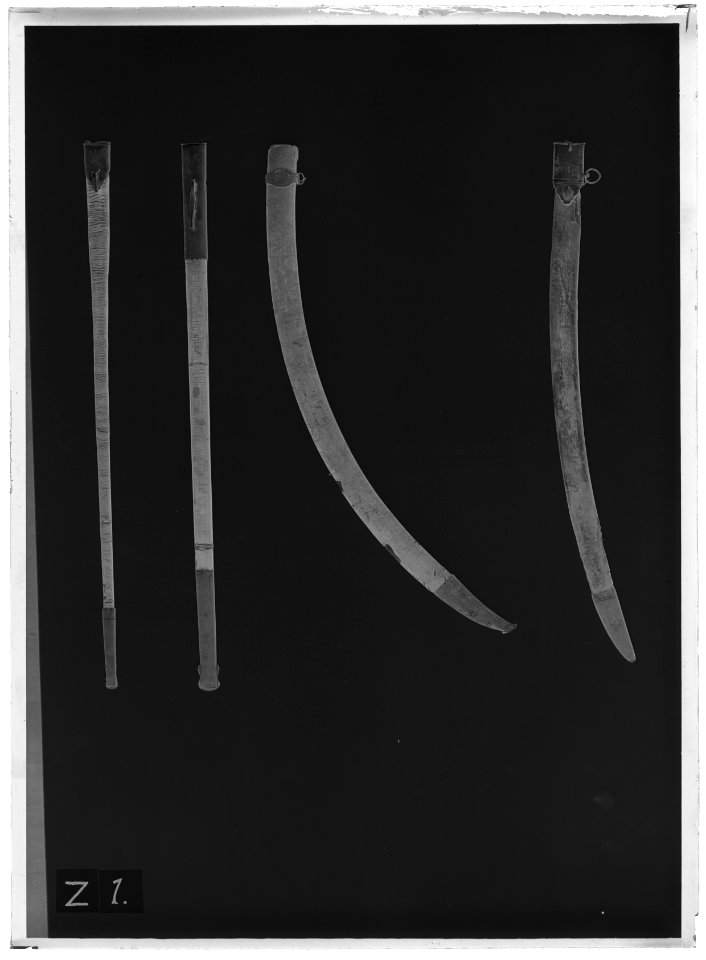 Balja till hedersvärja av infanterioficersmodell nr 5475, ca 1790, Sverige - Livrustkammaren - 17933-negative