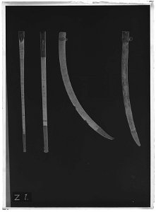 Balja till hedersvärja av infanterioficersmodell nr 5475, ca 1790, Sverige - Livrustkammaren - 17933-negative