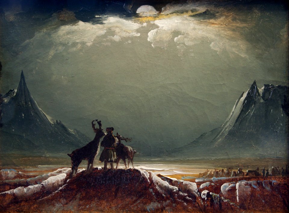 Balke - Landskap fra Finnmark med same og reinsdyr