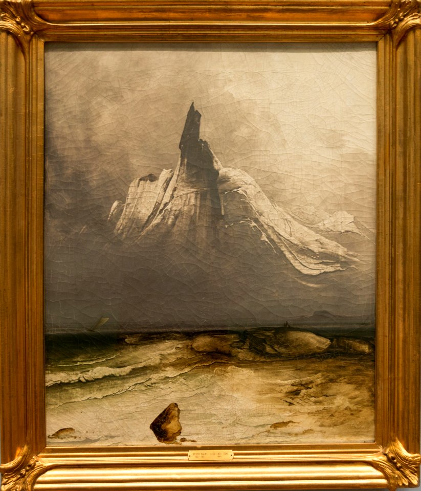 Peder Balke - Stetind in Fog - Stetind i tåke - Nasjonalgalleriet - Oslo (cropped)