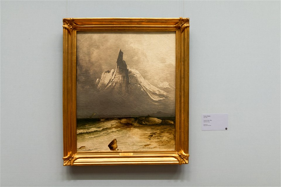 Peder Balke - Stetind in Fog - Stetind i tåke - Nasjonalgalleriet ...