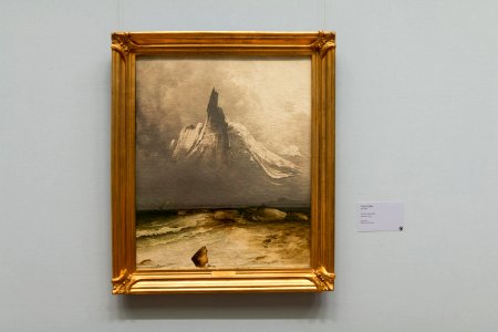 Peder Balke - Stetind in Fog - Stetind i tåke - Nasjonalgalleriet - Oslo
