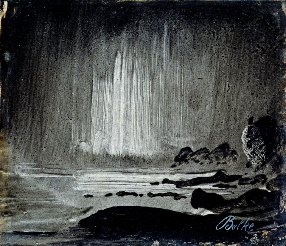 Peder Balke - Northern Lights over Coastal Landscape - Google Art Project