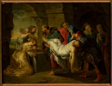 Balthasar Beschey - Entombment of Christ - M.Ob.91 MNW - National Museum in Warsaw