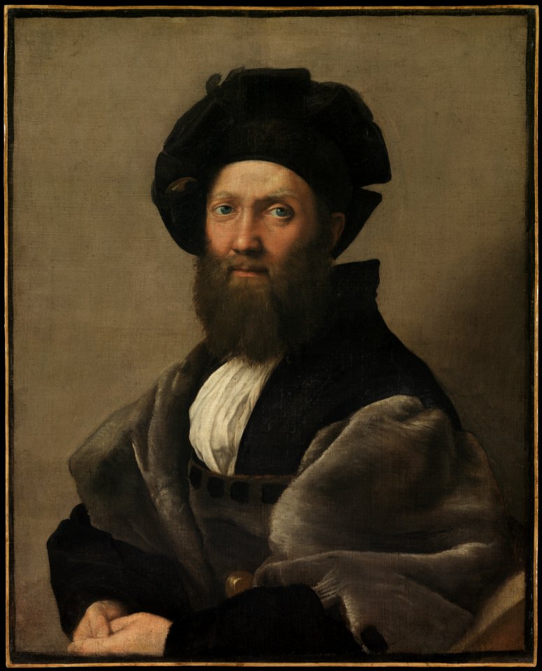 Balthazar Castiglione, by Raffaello Sanzio, from C2RMF