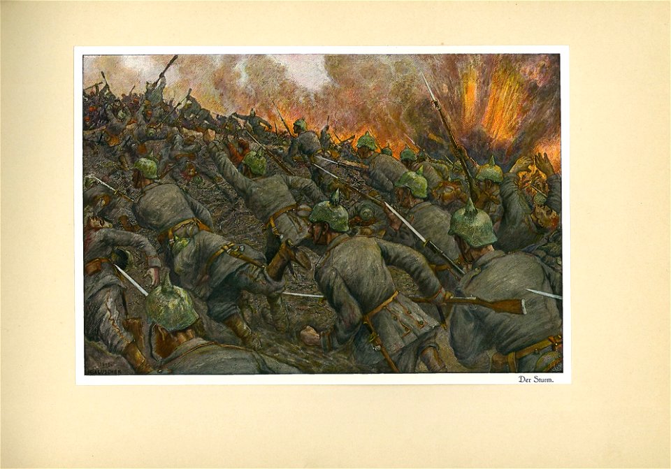 Baluschek Der Krieg Tafel 1