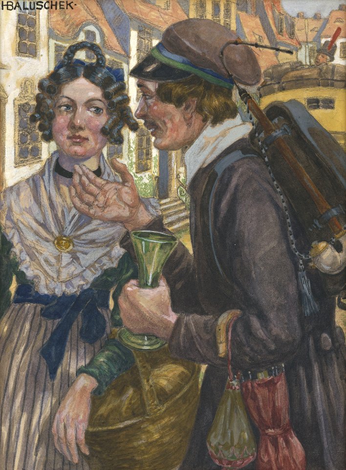 Hans Baluschek - Reisender