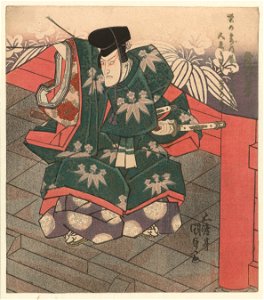 Bandô Mitsugorô III in de rol van Shigetada-Rijksmuseum RP-P-1958-467
