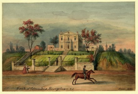 Bank of Columbia, Georgetown, D.C. LCCN2004661960