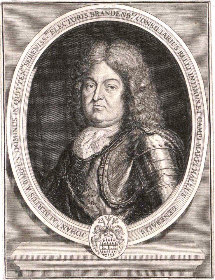 Barfus, Hans Albrecht von (1635-1704) copper engraving