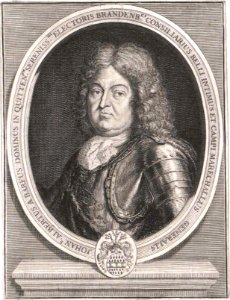 Barfus, Hans Albrecht von (1635-1704) copper engraving