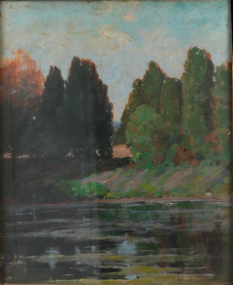 Tranquil Lake by John Stewart Barney
