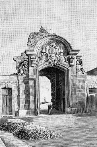 Barletta – Porta Marino (xilografia)