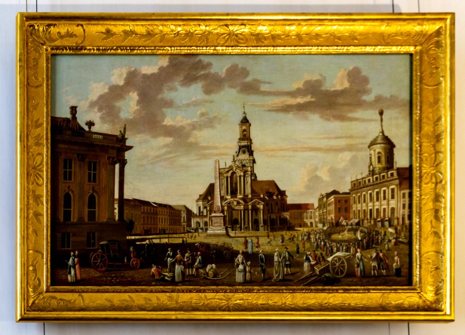 Baron - Alter Markt Potsdam- Blick auf die Nikolaikirche DSC4495