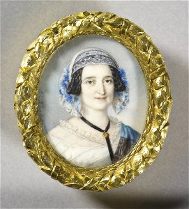 Baroness Lehzen, 1842 by Koepke
