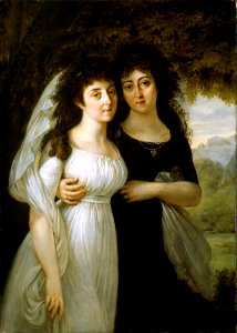 Baron Antoine Jean Gros - Portrait of the Maistre Sisters - 1990.110 - Art Institute of Chicago