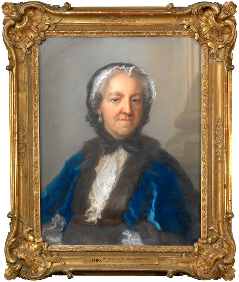 Baroness Ulrika Maria Sparre, née Tessin (Gustaf Lundberg) - Nationalmuseum - 25216