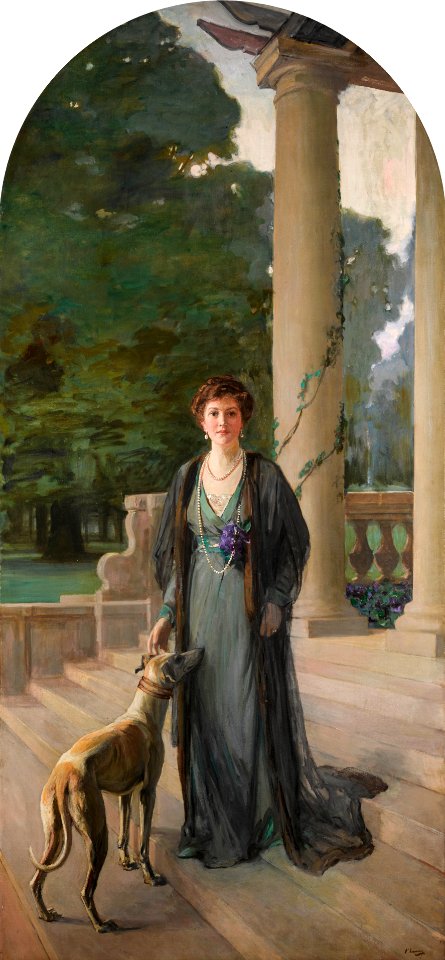 Baroness Gerda von Chappius, by John Lavery
