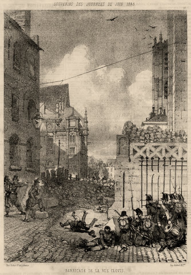 Barricade de la Rue Clovis, 1848