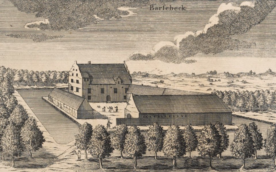 Barsebäck Castle in 1680