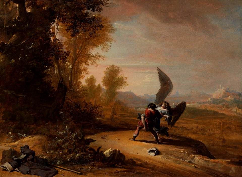 Bartholomeus Breenbergh - Jacob worstelt met de engel - SK-A-1724 - Rijksmuseum