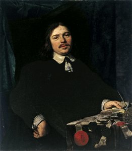 Bartholomeus van der Helst - Portrait of a man with documents