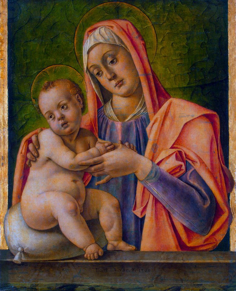 Bartolommeo Vivarini Madonna-and-Child Hermitage