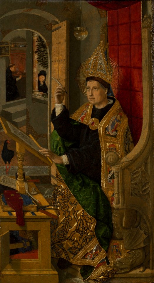 Bartolomé de Cárdenas, (called Bermejo) - Saint Augustine - 1947.393 - Art Institute of Chicago