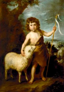 Bartolomé Esteban Murillo - Juan el Bautista como un niño (KHM)