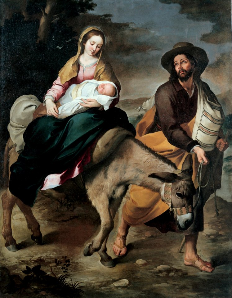 Bartolomé Esteban Murillo - The Flight into Egypt - Google Art Project