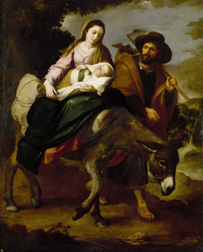 Bartolomé Esteban Murillo - The Flight into Egypt - 48.96 - Detroit Institute of Arts