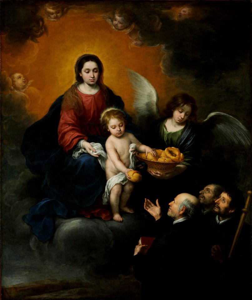 Bartolomé Esteban Murillo - The Infant Christ Distributing Bread to the Pilgrims - Google Art Project