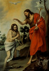 Bartolomé Esteban Murillo - The Baptism of Christ - Google Art Project
