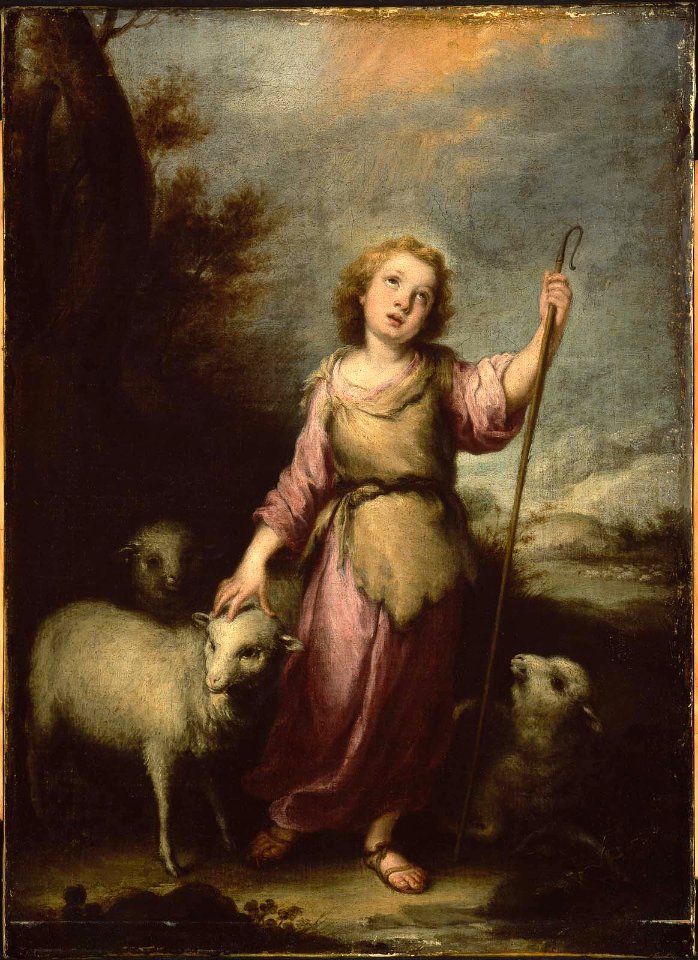 Bartolomé Esteban Murillo - The Young Christ as the Good Shepherd - 58.1425 - Museum of Fine Arts
