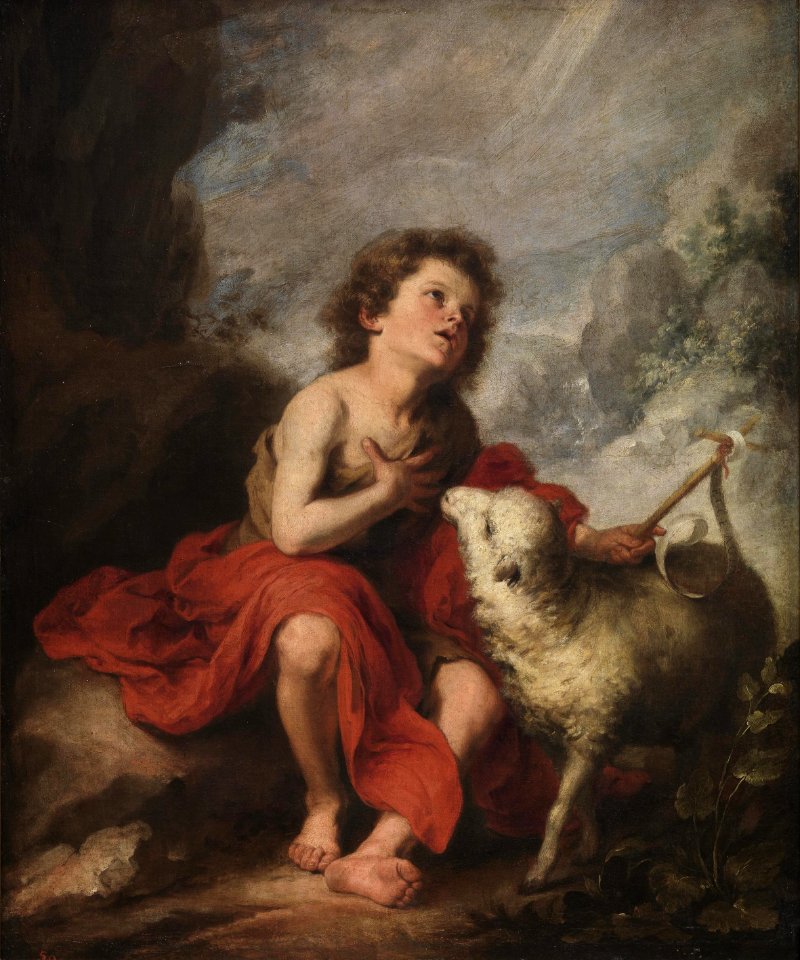 Bartolomé Esteban Perez Murillo - St John the Baptist as a Boy - WGA16373