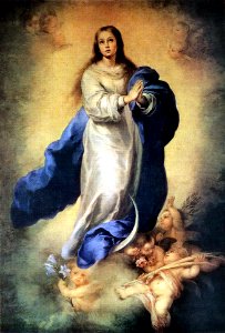 Bartolomé Esteban Perez Murillo - Immaculate Conception - WGA16380. Free illustration for personal and commercial use.