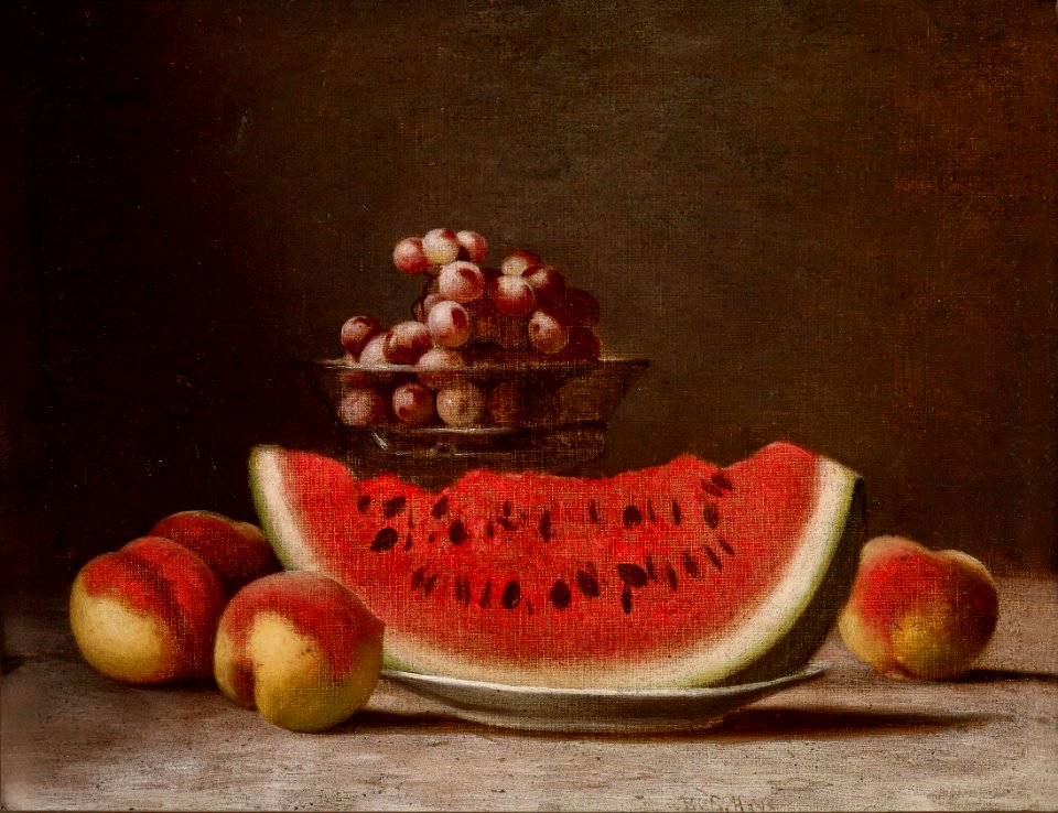 Barton Stone Hays - Still Life with Watermelon - 58.30.2 - Indianapolis Museum of Art