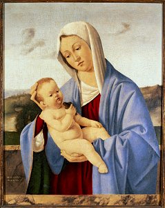 7 Marco Basaiti, Madonna and Child, ca. 1510, Georgia Museum of Art, Athens, GA