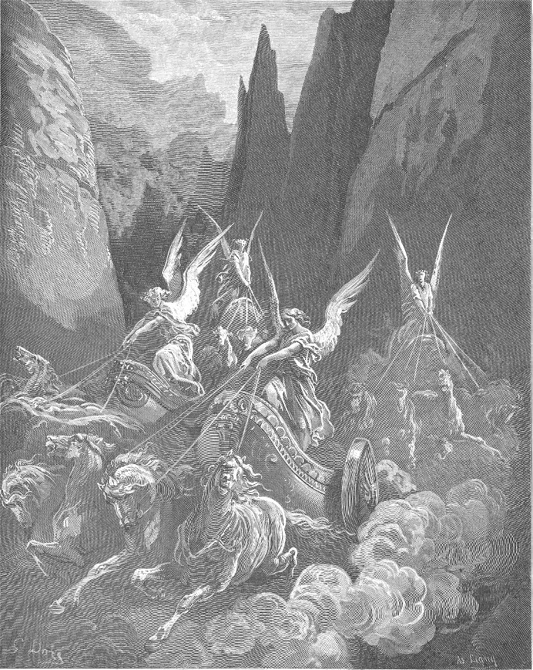 140.Zechariah's Vision of Four Chariots