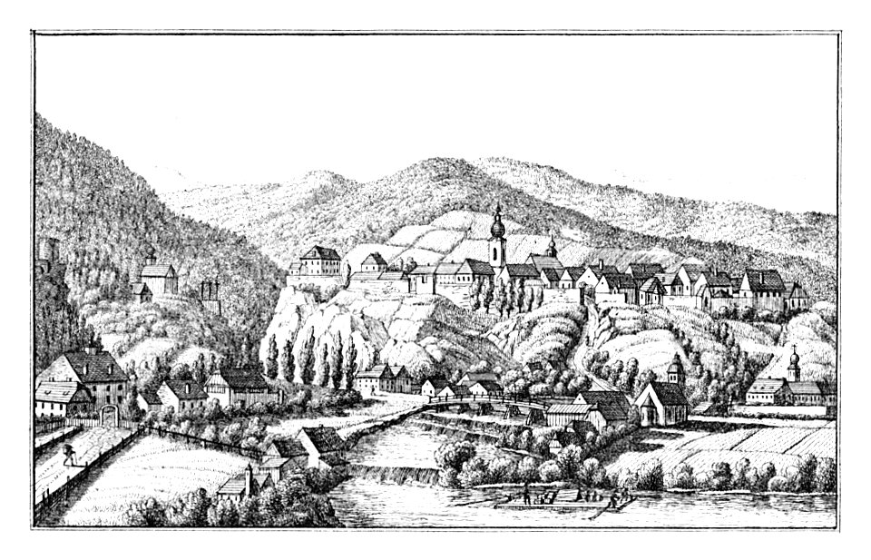 141 Judenburg, .S. Kölbl, lith. v. Folwarczni - J.F.Kaiser Lithografirte Ansichten der Steiermark 1830