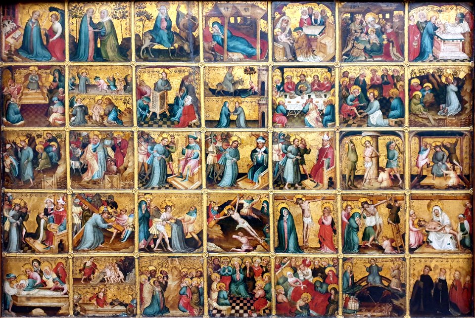1415 Kölnisch Das Leben Christi Gemäldegalerie Kat.Nr. 1224 anagoria