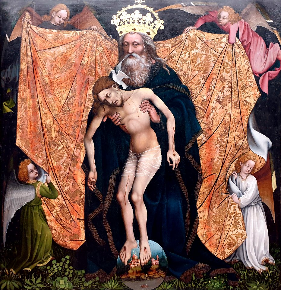 1420 Heilige Dreieinigkeit (Gnadenstuhl) Gemäldegalerie anagoria