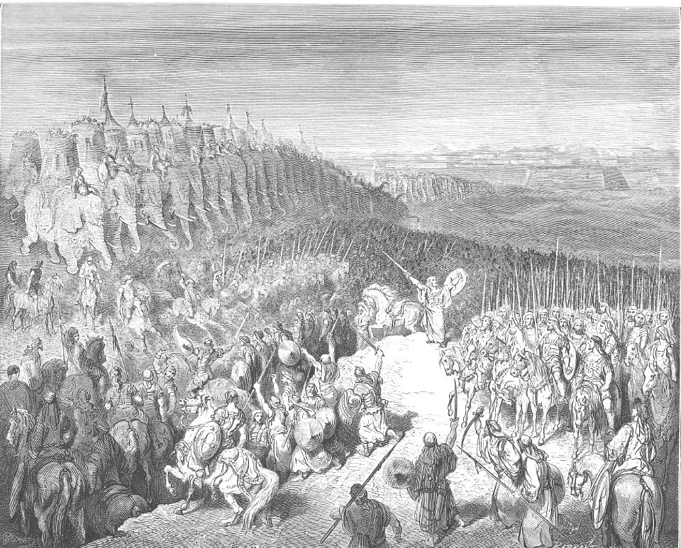 145.Judas Maccabeus before the Army of Nicanor