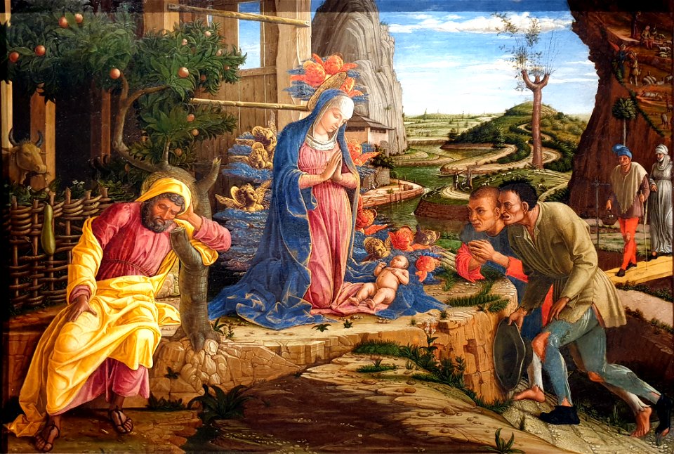 1451 Mantegna Die Anbetung der Hirten Metropolitan Museum of Art anagoria
