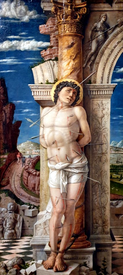 1459 Mantegna Heiliger Sebastian Kunsthistorisches Museum Wienanagoria