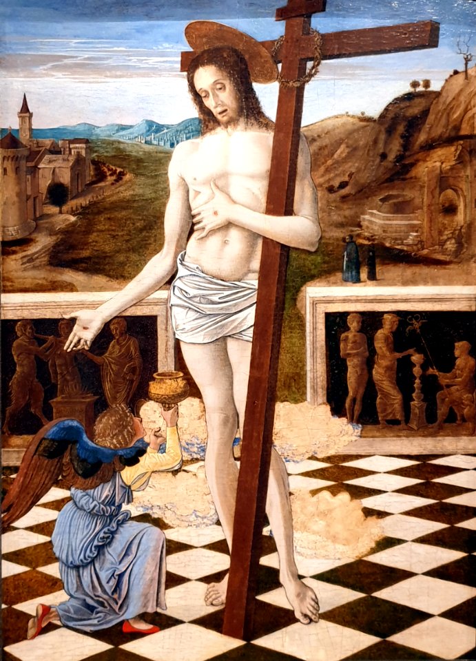 1465 Bellini The Blood of the Redeemer The National Gallery London anagoria