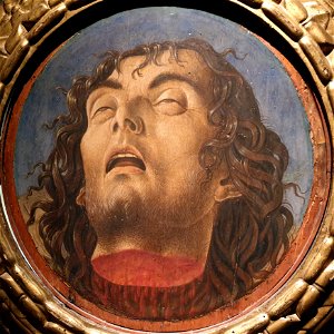 1470 Zoppo The severed Head of Saint John the Baptist Musei Civici (Pesaro) anagoria