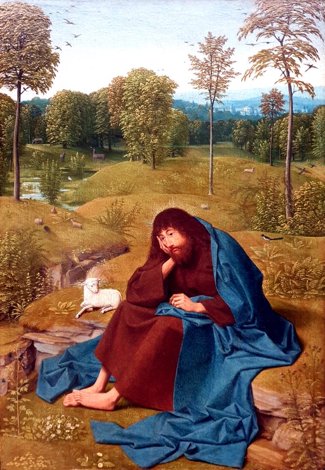 1484 tot Sint Jans Johannes der Täufer in der Einöde Gemäldegalerie Kat.Nr. 1631 anagoria