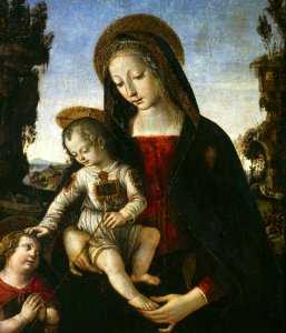 Pinturicchio Madonna. Free illustration for personal and commercial use.