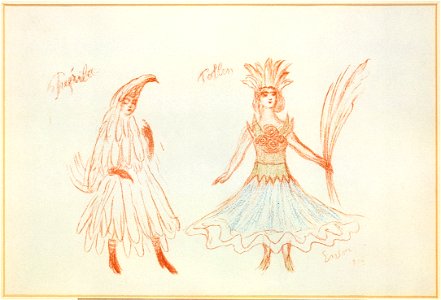 15. Puerilla & Pollen (uit- La Gamme d'Amour), James Ensor, Mu.ZEE Oostende, SM001765